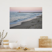 Poster Coucher de soleil sur la plage (Cuisine)