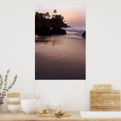 Poster Coucher de soleil sur la plage de La Gambie (Cuisine)