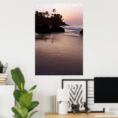Poster Coucher de soleil sur la plage de La Gambie (Bureau à domicile)