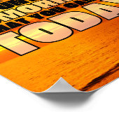 Poster Coucher de soleil sur la plage de Palm | expressio (Coin)