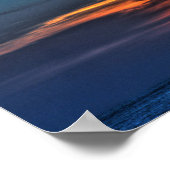 Poster Coucher de soleil sur la plage de St Petersburg, F (Coin)