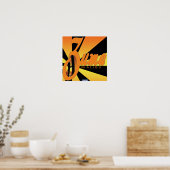 Poster Coucher de soleil sur la plage de Zuma (Cuisine)