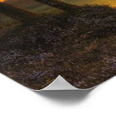 Poster Coucher De Soleil Sur La Rivière (Coin)