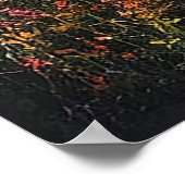 Poster Coucher De Soleil Sur La Rivière Forestière Tranqu (Coin)