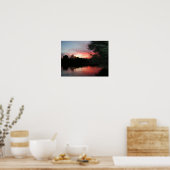 Poster Coucher de soleil sur la Rogue (Cuisine)