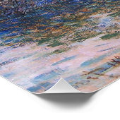 Poster Coucher de soleil sur la Seine Claude Monet P (Coin)