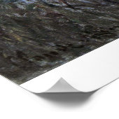 Poster Coucher de soleil sur la Seine par Claude Monet (Coin)