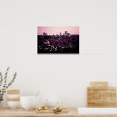 Poster Coucher de soleil sur la Vieille Ville de Jérusale (Cuisine)