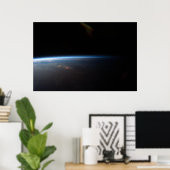 Poster Coucher de soleil sur l'Amérique du Sud (Bureau à domicile)