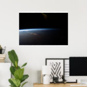Poster Coucher de soleil sur l'Amérique du Sud (Bureau à domicile)