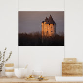Poster Coucher De Soleil Sur Le Château Gwynn (Cuisine)