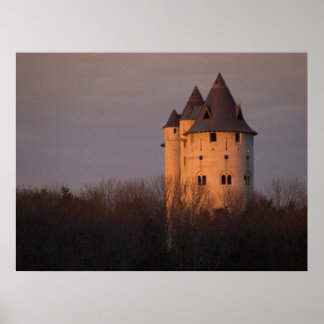 Poster Coucher De Soleil Sur Le Château Gwynn