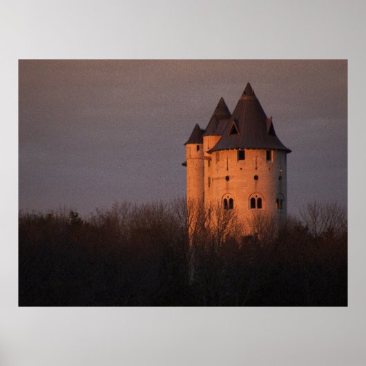 Poster Coucher De Soleil Sur Le Château Gwynn (Devant)
