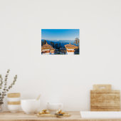 Poster Coucher de soleil sur le col de Dochula - Bhoutan, (Cuisine)