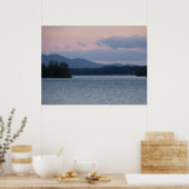 Poster Coucher de soleil sur le lac 2 (Cuisine)