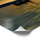 Poster Coucher de soleil sur le lac Pepin (Coin)