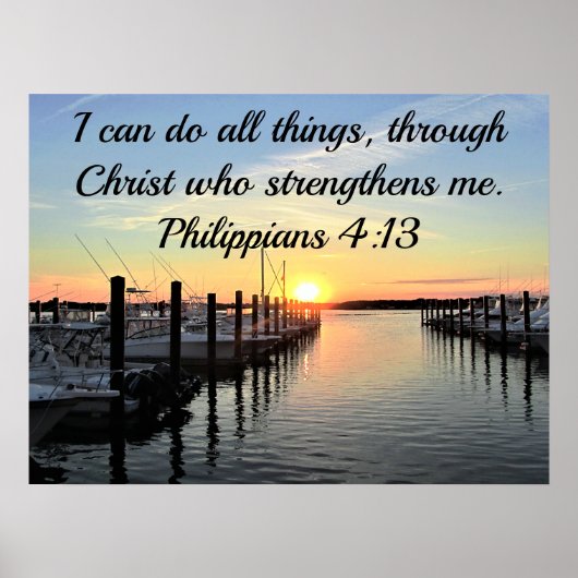 POSTER COUCHER DE SOLEIL SUR LE LAC PHILIPPIENS 4:13 (Devant)