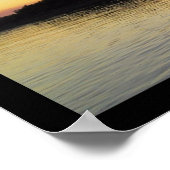 Poster Coucher de soleil sur le Mississippi (Coin)