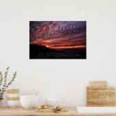 Poster Coucher de soleil sur le Mont Herzl (Cuisine)