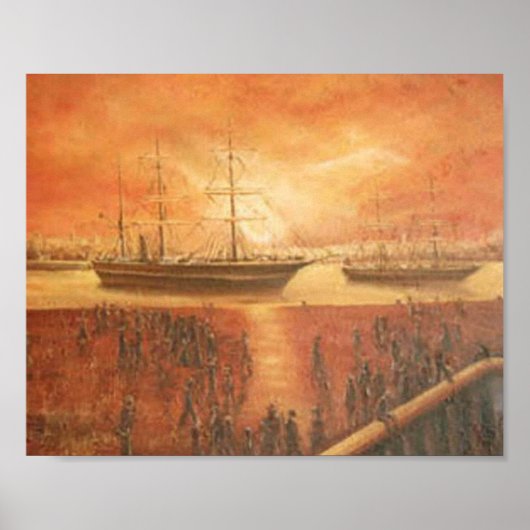 Poster Coucher de soleil sur le passé (Devant)