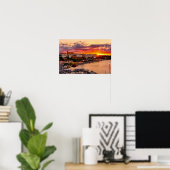 Poster Coucher de soleil sur le port de Mahon - Menorca, (Bureau à domicile)