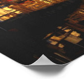 Poster Coucher de soleil sur le quai (Coin)