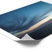 Poster "Coucher de soleil sur le son de Pamlico" (Coin)