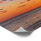 Poster Coucher de soleil sur l'île Dauphin, Alabama (Coin)