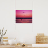 Poster Coucher de soleil sur l'île de Skye, de Mallaig, (Cuisine)