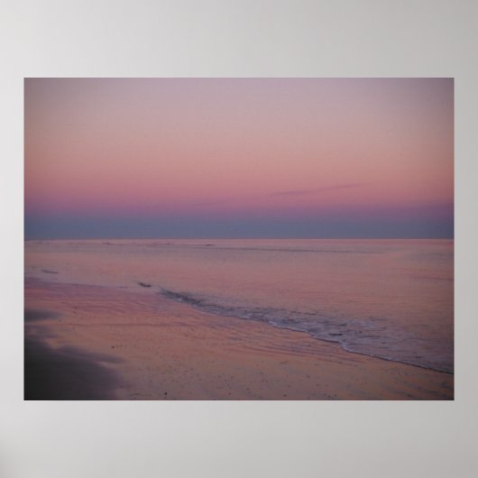Poster Coucher de soleil sur l'île de Sullivan, SC (Devant)