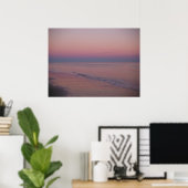 Poster Coucher de soleil sur l'île de Sullivan, SC (Bureau à domicile)