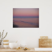 Poster Coucher de soleil sur l'île de Sullivan, SC (Cuisine)