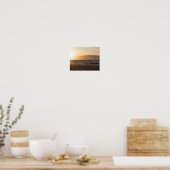 Poster Coucher de soleil sur l'océan (Cuisine)