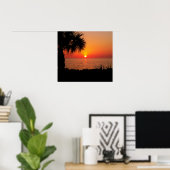 Poster Coucher de soleil sur l'océan (Bureau à domicile)