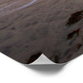 Poster Coucher de soleil sur l'océan Pacifique (Coin)