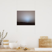 Poster Coucher De Soleil Sur Mars- Tiré Du Marais Rover-  (Cuisine)