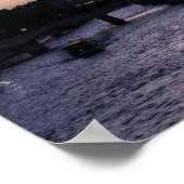 Poster Coucher de soleil sur Notre Dame de Paris (Coin)