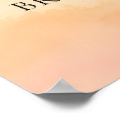 Poster Coucher de soleil sur nuage 9 Fête des mariées Bie (Coin)