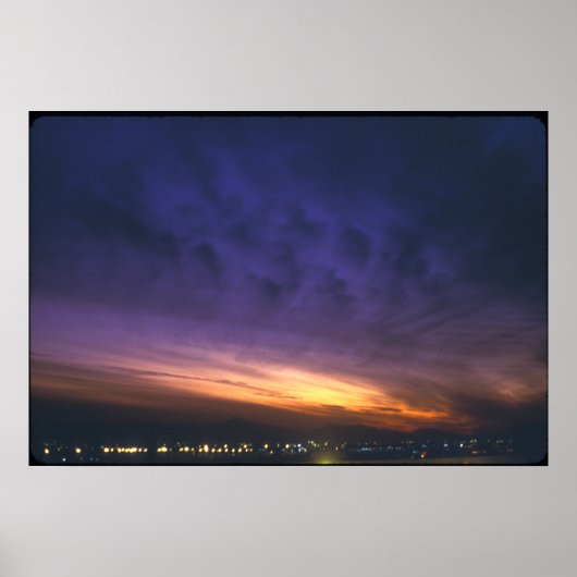 Poster Coucher de soleil sur Phoenix (Devant)