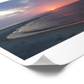 Poster Coucher de soleil sur Sand Island (Coin)