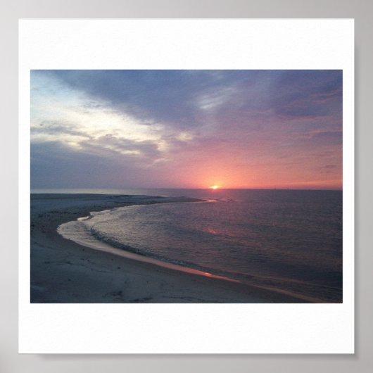 Poster Coucher de soleil sur Sand Island (Devant)
