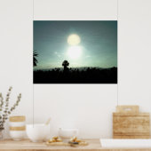 Poster Coucher de soleil sur Silverlake (Cuisine)