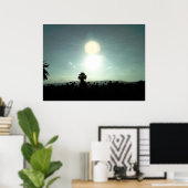 Poster Coucher de soleil sur Silverlake (Bureau à domicile)