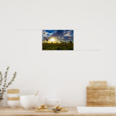 Poster Coucher de soleil sur un ranch de Floride (Cuisine)