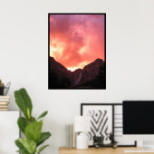 Poster Coucher de soleil sur Upper Falls (Bureau à domicile)