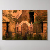 Poster Coucher de soleil toscan (Devant)