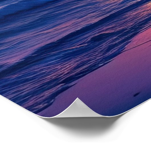 Poster Coucher de soleil tropical (Coin)