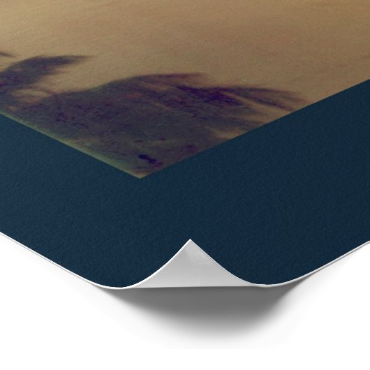 Poster Coucher de soleil tropical (Coin)