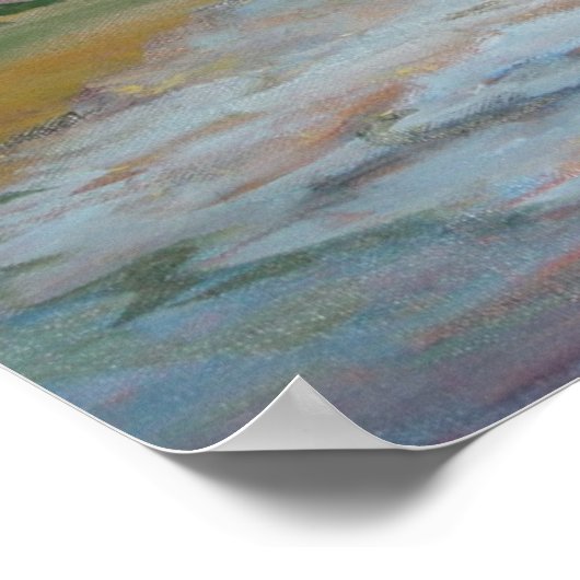 Poster Coucher de soleil tropical (Coin)