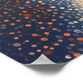 Poster Coucher de soleil tropical dans le style pointilli (Coin)